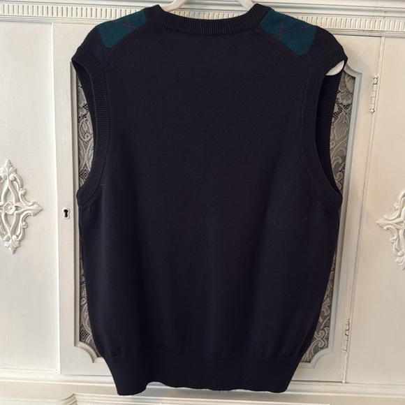 J.McLaughlin Virgin Wool Argyle Vest - Picture 6 of 8